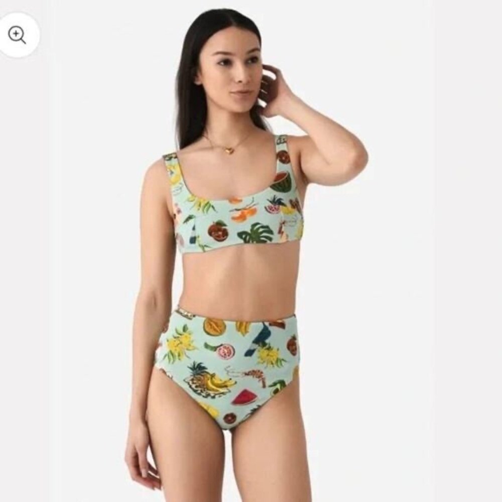 Alemais Theo High Waist Bikini Set M NWT